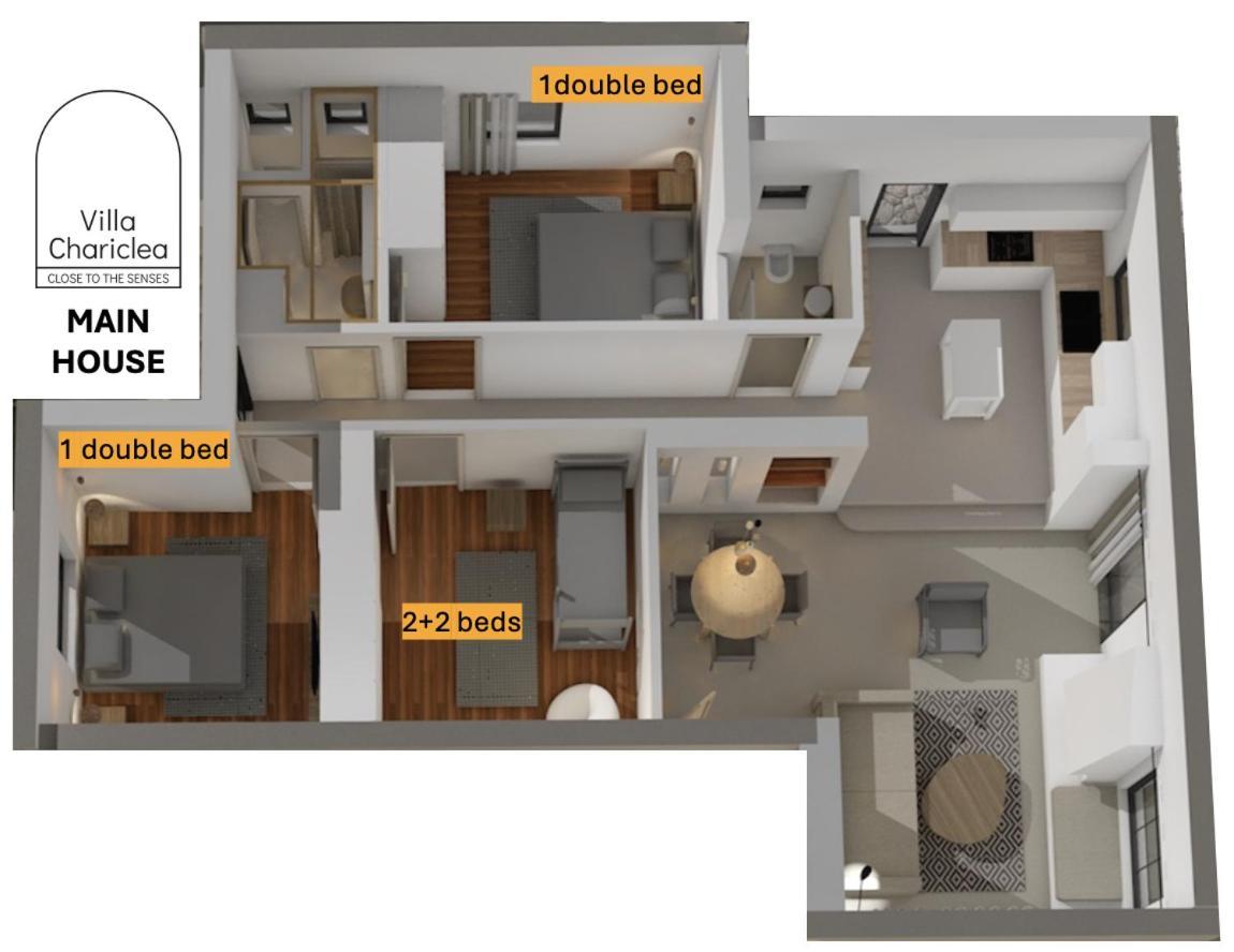 Chariclea Villa Klima  Экстерьер фото